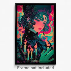 Russian Movie Poster - Girl Feeling Sorrow, Sophisticated Green Gloves (Print)