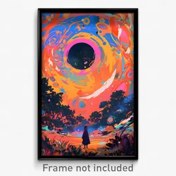 Art Poster - Round Warehouse (Psychedelic Trippy Weird 11x17 Print)