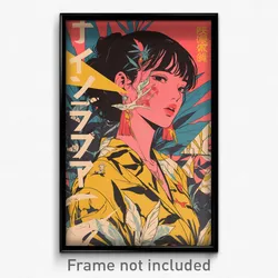 Indonesian Movie Poster - Woman Feeling Fondness, Dramatic Single Side Bun