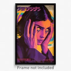Greek Movie Poster - Woman Feeling Stressed, Delightful Purple Hoodie (Print)