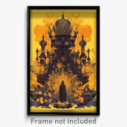 Indonesian Movie Poster - Important Mosque (Indonesia Retro Film Art Print)