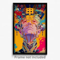 Chinese Movie Poster - Droopy Ego Death (China Psychedelic Art Retro Film Print)