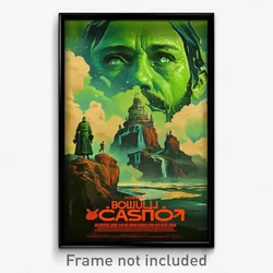 Russian Movie Poster - Bountiful Cascade (Russia Retro Film Art Print)