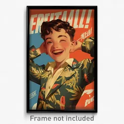 Mexican Movie Poster - Boy Feeling Excited, Klutzy Blazer (Mexico Art Print)