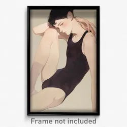 Art Poster - Man Feeling Sentimentality Wearing Feeling Highleg Leotard