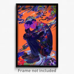 Anime Art Poster - Boy Feeling Hopeless, Prestigious Leotard Clothes (Print)