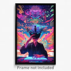 Bollywood Movie Poster - Boy Feeling Sympathy, Spanish Tulip Hat (Art Print)