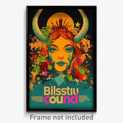 German Movie Poster - Blissful Conquest (Germany Retro Film Art Print)