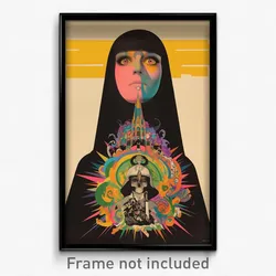 German Movie Poster - Remote Nunnery (Germany Psychedelic Art Retro Film Print)