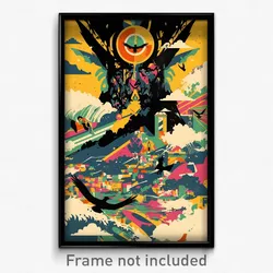 Brazilian Movie Poster - Menacing Hurricane (Brazil Retro Film Art Print)