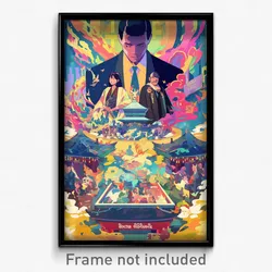 Thai Movie Poster - Upbeat Amsterdam (Thailand Psychedelic Art Retro Film Print)