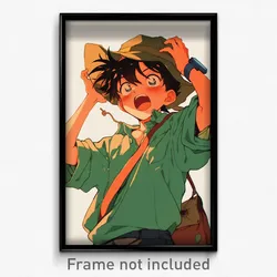 Anime Art Poster - Boy Feeling Surprise, Awesome Alternate Headwear (Print)