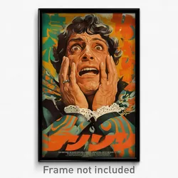 Mexican Movie Poster - Man Feeling Shocked, Impeccable Frilled Capelet (Print)