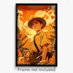 Indonesian Movie Poster - Boy Feeling Enchanted, Ambitious Sun Hat (Art Print)