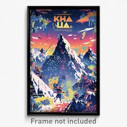 Icelandic Movie Poster - Energetic Tepee (Iceland Retro Film Art Print)