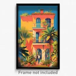 Spanish Movie Poster - Small Historical Architecture (Spain Film Art Print)