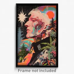 Icelandic Movie Poster - Boy Feeling Cowardly, Mellow Lace Trimmed Hairband