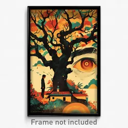 Spanish Movie Poster - Stunning Orchard (Spain Psychedelic Art Retro Film Print)