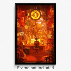 Indonesian Movie Poster - Whimsical Storage Room (Indonesia Film Art Print)