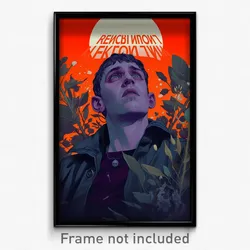 Russian Movie Poster - Man Feeling Regret, Immaterial Denim (Russia Art Print)