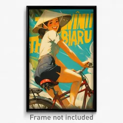 Vietnamese Movie Poster - Boy Feeling Rattled, Marvelous Bike Shorts (Art Print)
