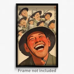 Vietnamese Movie Poster - Man Feeling Glee, Orderly Two Tone Headwear (Print)