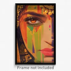 Bollywood Movie Poster - Tremendous Face (India Retro Hindi Film Art Print)