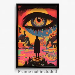 German Movie Poster - Dreary Dolmen (Germany Psychedelic Art Retro Film Print)
