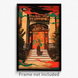 Greek Movie Poster - Brown Manor (Greece Psychedelic Art Retro Film Print)
