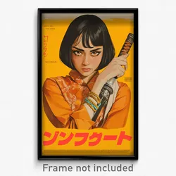 Indonesian Movie Poster - Woman Feeling Fury, Scientific Asymmetrical Sleeves