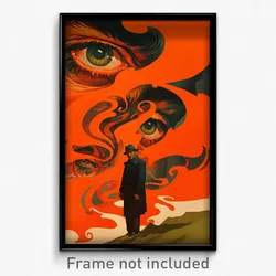 Icelandic Movie Poster - Man Feeling Miserable, Buoyant Mini Hat (Art Print)