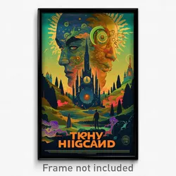 Russian Movie Poster - Shifty Highland (Russia Psychedelic Art Retro Film Print)