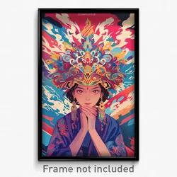 Indonesian Movie Poster - Girl Feeling Undermined, Academic Headpiece (Print)