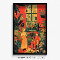 French Movie Poster - Vacant Conservatory (France Retro Film Art Print)