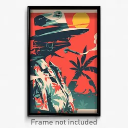 Brazilian Movie Poster - Artistic Exotic Area (Brazil Retro Film Art Print)