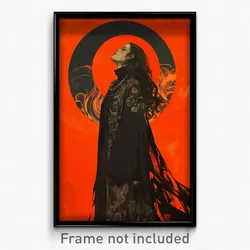 Icelandic Movie Poster - Woman Feeling Sympathy, Messy Sleeveless Coat (Print)