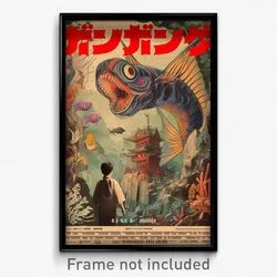 Thai Movie Poster - Stunning Aquarium (Thailand Retro Film Art Print)