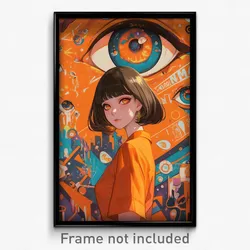 Thai Movie Poster - Girl Feeling Sympathy, Expensive Orange Bodysuit (Art Print)