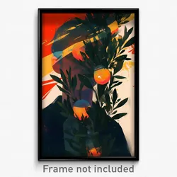 Spanish Movie Poster - Flat Orchard (Spain Psychedelic Art Retro Film Print)