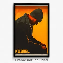Icelandic Movie Poster - Man Feeling Gratitude, Gloomy Backwards Hat (Art Print)