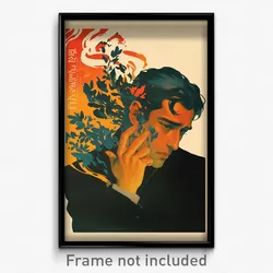 Mexican Movie Poster - Man Feeling Shy, Enchanting Frilled Hairband (Art Print)