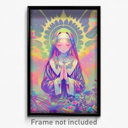 Movie Art Poster - Adorable Nunnery (Psychedelic Retro Weird Film Print)
