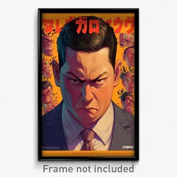 Thai Movie Poster - Man Feeling Angry, Enchanted Checkered Necktie (Art Print)