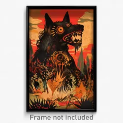 Greek Movie Poster - Evergreen Puppy (Greece Psychedelic Art Retro Film Print)
