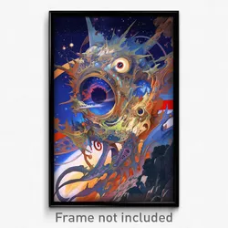 Art Poster - Shiny Jupiter (Psychedelic Trippy Weird 11x17 Print)