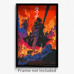Icelandic Movie Poster - Negligible Bonfire (Iceland Retro Film Art Print)