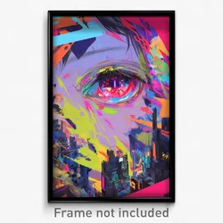 Art Poster - Urban Crop (Psychedelic Trippy Weird 11x17 Cartoon Print)