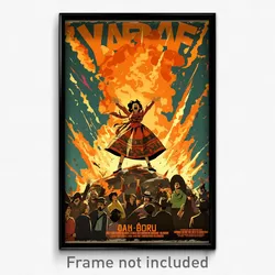 Mexican Movie Poster - Boy Feeling Brazen, Baggy Silver Dress (Mexico Art Print)