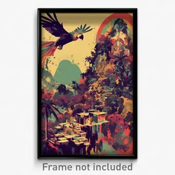 Brazilian Movie Poster - Dreary Mexican Plate (Brazil Retro Film Art Print)