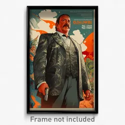 Mexican Movie Poster - Man Feeling Worthy, Valuable Cardigan Vest (Art Print)
